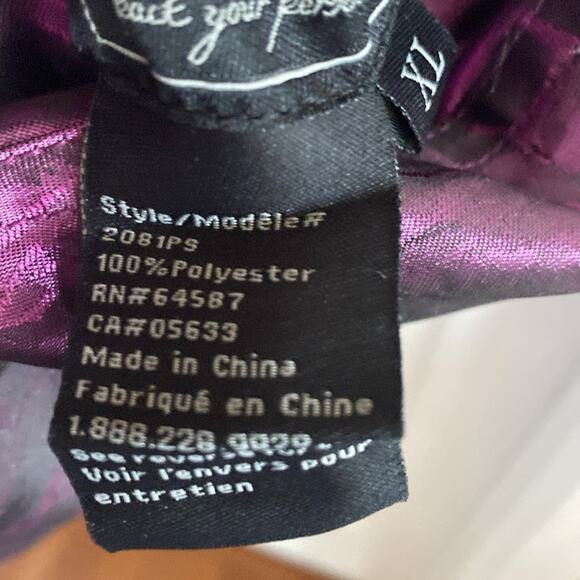 Ubu reversible NWT women’s XL rain jacket with pockets - Picture 8 of 8